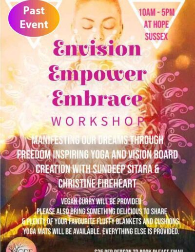 Yoga Empowering Manifestation Workshop | HOPE Sussex Community
