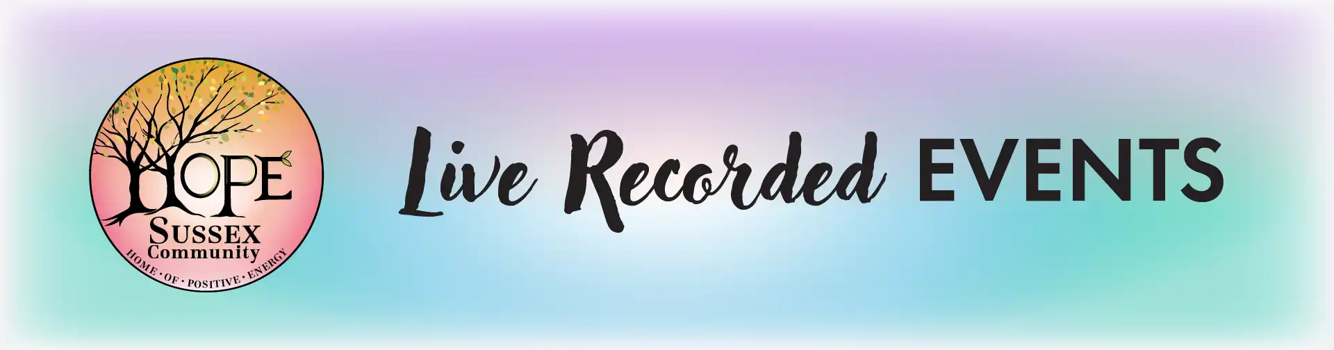 Live Recorded Events
