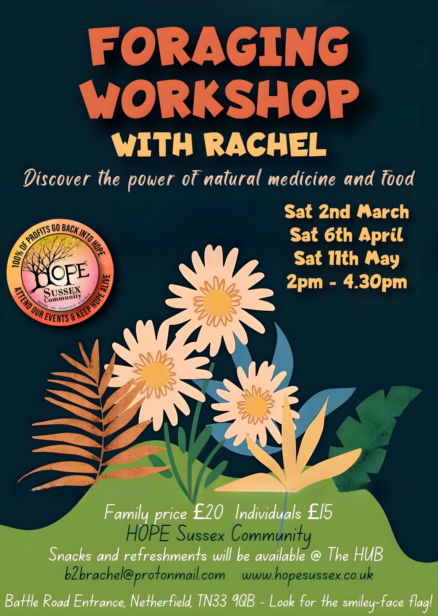 Food Foraging Workshop with Rachel | HOPE Sussex Community