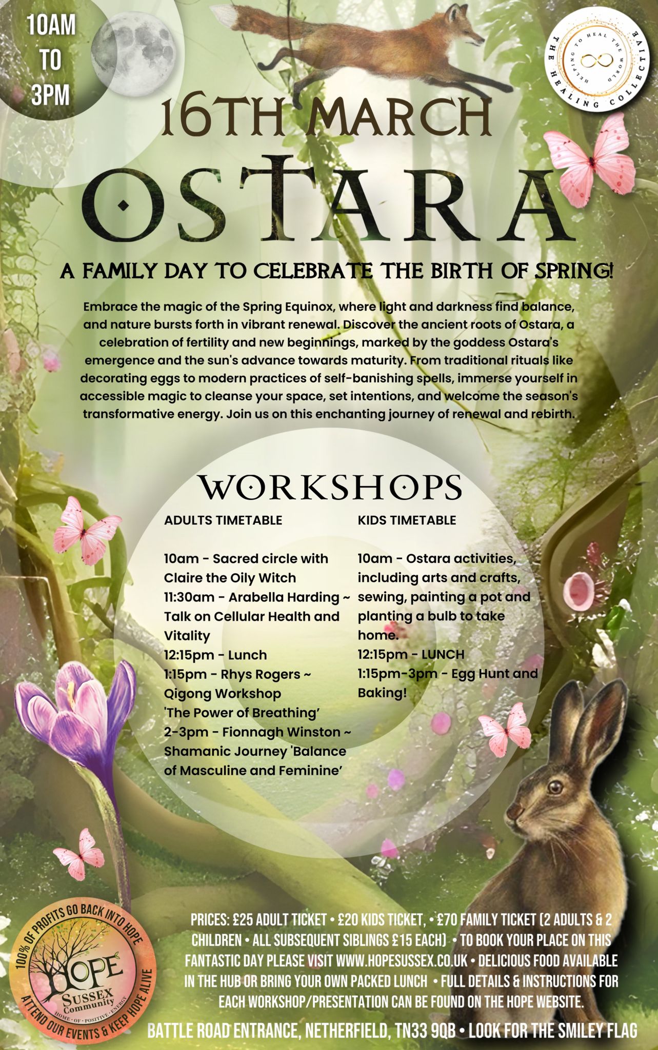 Ostara Spring Equinox Day Event 2024 | HOPE Sussex Community